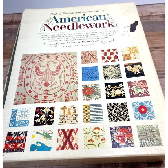 Book Of 21  Patterns & Instructions For American Needlework By Womans Day 1976 H - Picture 2 of 7